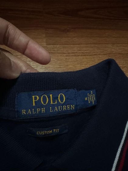 เสื้อPolo Ralph Luaren สีกรมท่า USA สภาพใหม่ Size M รูปที่ 3