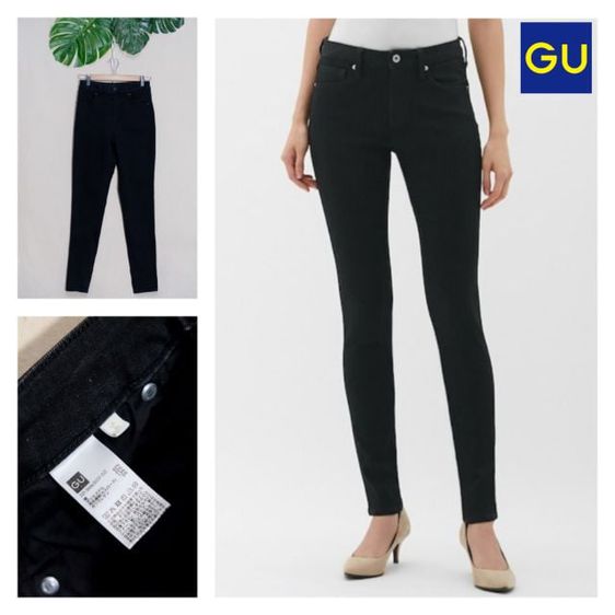 GU Skinny 
กางเกงทรงสกินนี่เอวสูงสีดำ สวย ผ้ายืดหยุ่น สภาพดีค่ะ รูปที่ 1
