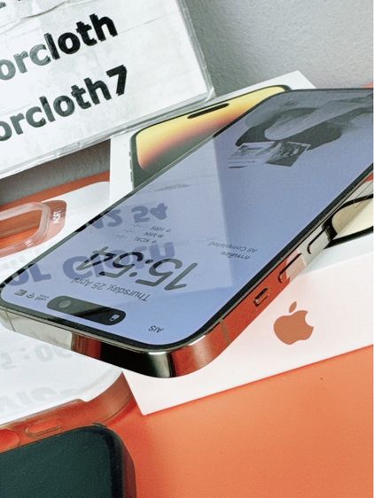 ขาย iPhone 14Pro Max 256GB อุปกรณ์ครบยกกล่อง พร้อมเคสหนังApple สีเขียวกับเคสMoft สภสพสวยมาก ไม่มีรอย ฟิล์มกันรอยเพิ่งแกะมาถ่ายรูปลงขาย รูปที่ 4