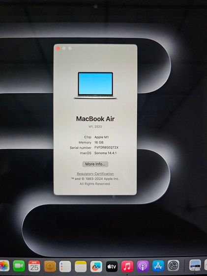 Macbook air m1 16gb 1TB รูปที่ 2