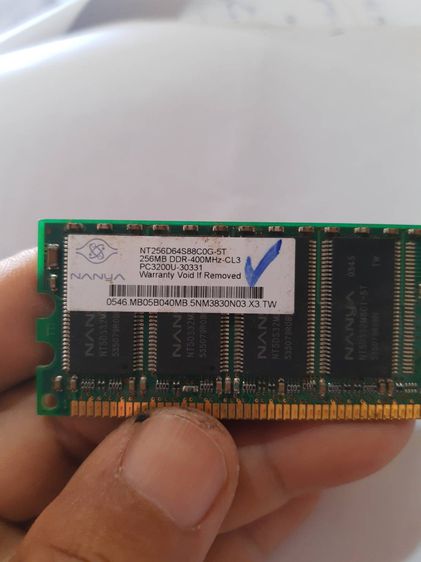 Ram DDR1 Nanya 256MB for PC computer รุ่นเก่านัดชัวร์ส่งชัวร์พร้อมเพย์0927926646 รูปที่ 3