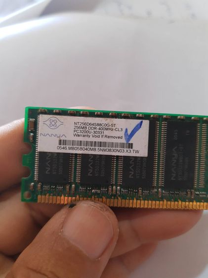 Ram DDR1 Nanya 256MB for PC computer รุ่นเก่านัดชัวร์ส่งชัวร์พร้อมเพย์0927926646 รูปที่ 2