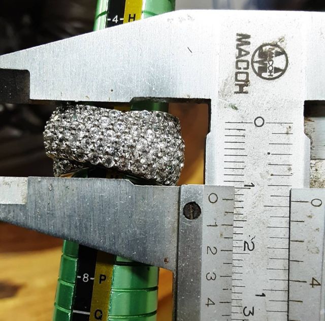 แหวนเงินแท้  ประดับคิวบิคไซโคเนีย CZ  สวยงาม  งานดี รูปที่ 11