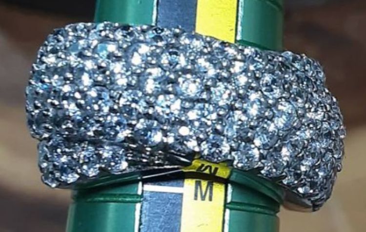 แหวนเงินแท้  ประดับคิวบิคไซโคเนีย CZ  สวยงาม  งานดี รูปที่ 16