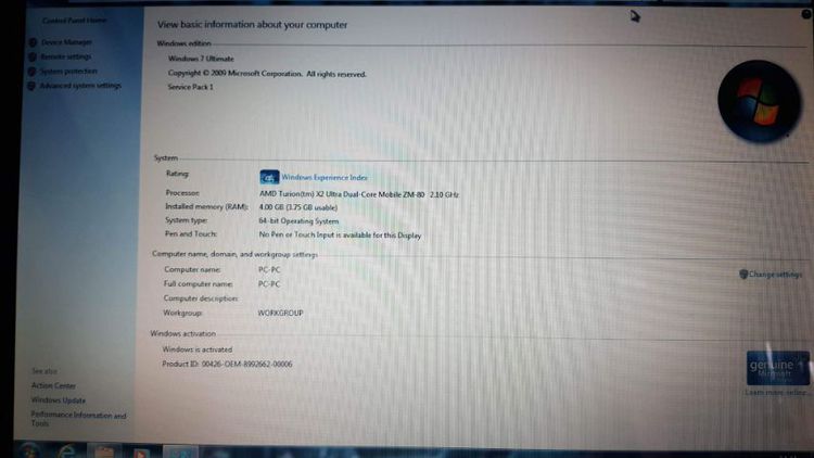 ขาย Notebook Acer 5530G
ใช้งานได้ปกติ ไม่ค่อยได้ใช้งาน รูปที่ 2