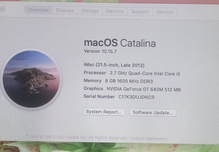 macOS Catalina  Version 10.15.7  รูปที่ 6