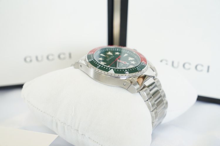 Gucci Watch Dive Red  Green รูปที่ 3