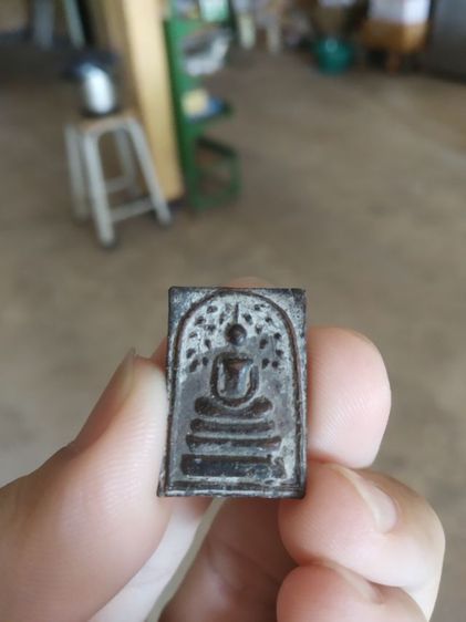 พระเนื้อผงว่านผสมผงใบลาน(พระพิมพ์พระสมเด็จพิมพ์ปรกโพธิ์หลังเรียบพิมพ์เล็ก(ไม่ทราบพระเกจิที่สร้าง)(ไม่ทราบรุ่น)(260411))พระเครื่องรางของมงคล รูปที่ 9