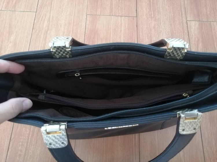 กระเป๋าถือ กระเป๋าสะพาย TAYWIN กระเป๋าสีดำ กระเป๋าทำงาน รูปที่ 6