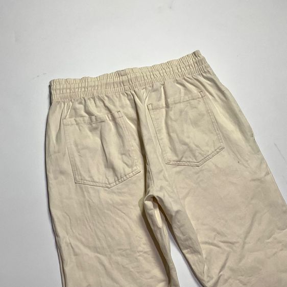 กางเกงขายาวสีครีมอ่อน แบรนด์ MONO-MART เอว 29-34 รูปที่ 4