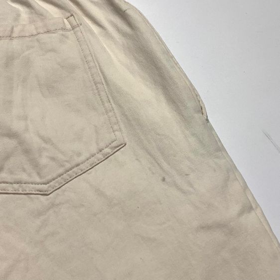 กางเกงขายาวสีครีมอ่อน แบรนด์ MONO-MART เอว 29-34 รูปที่ 6