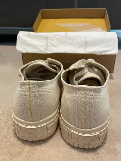 Mustard sneakers bumper 2.0 vintage white รูปที่ 7