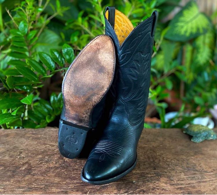 ขาย รองเท้า บูท คาวบอย หนังแท้ Nocona Cowboy men’s Leather boots สีดำ Size 41eur ยาว 26 cm รูปที่ 7
