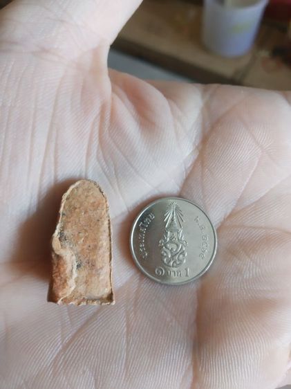 พระเนื้อดินพิมพ์เล็ก(พระพิมพ์พระรอดหลังเรียบเนื้อสีน้ำตาล(พระใหม่ไม่ทราบพระเกจิที่สร้าง)(ไม่ทราบรุ่นและอายุ)(270409))พระเครื่องรางของมงคล รูปที่ 7