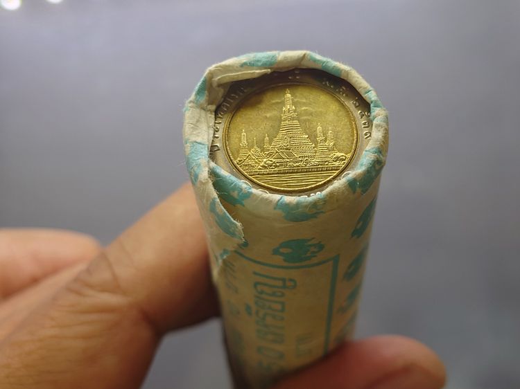 เหรียญยกหลอด 50 เหรียญ เหรียญหมุนเวียน 10 บาท ปี 2539 ไม่ผ่านใช้ รูปที่ 6