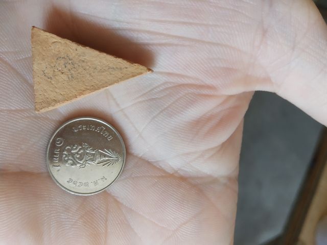 พระเนื้อดินผสมผงพิมพ์เล็ก(พระพิมพ์พระนางพญาหลังเรียบเนื้อออกสีน้ำตาลส้ม(พระใหม่ไม่ทราบพระเกจิที่สร้าง)(270410))พระบ้านพระเครื่องรางของมงคล รูปที่ 17