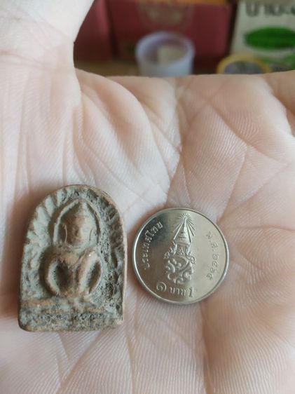 พระเนื้อดิน(พระพิมพ์พระซุ้มกอหลังเรียบ(ไม่ทราบอายุและรุ่น)(ไม่ทราบพระเกจิที่สร้าง)(270423))พระบ้านหาเครื่องรางของมงคล รูปที่ 5