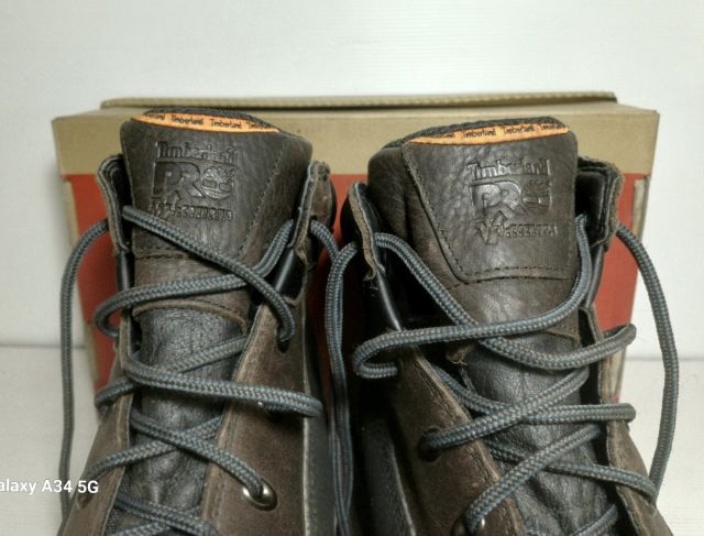 🥾 Timberland PRO, Steel Toe, WATERPROOF, Men's 13US 47EU(31.0cm) Original ของแท้ มือ 2 สภาพใกล้เคียงของใหม่, รองเท้าบู้ท Timberland สวยมาก รูปที่ 7