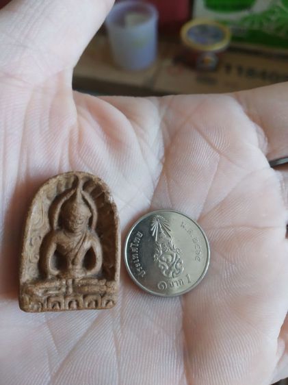 พระเนื้อดิน(พระพิมพ์พระซุ้มกอหลังเรียบ(พระใหม่ไม่ทราบพระเกจิที่สร้าง)(ไม่ทราบรุ่น)(270425))พระบ้านพระเครื่องรางของมงคล รูปที่ 3