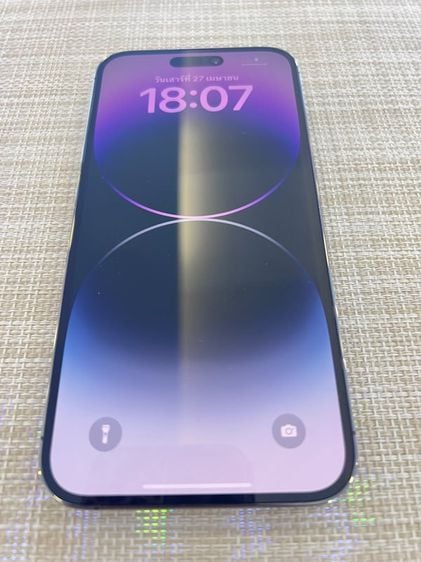 iPhone 14 Pro Max 128 สีม่วงมีประกันศูนย์แบตเยอะ