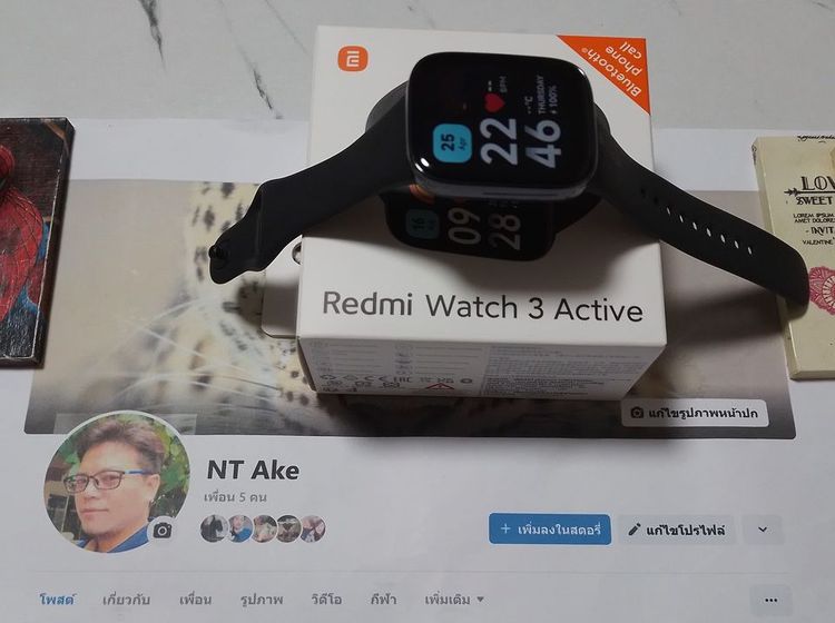 Redmi Watch 3 Active สีดำ รูปที่ 2