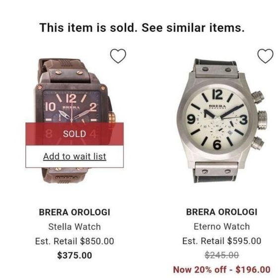 ขายนาฬิกา Brera orologi อิตาลี่ ของแท้ราคาถูก รูปที่ 7