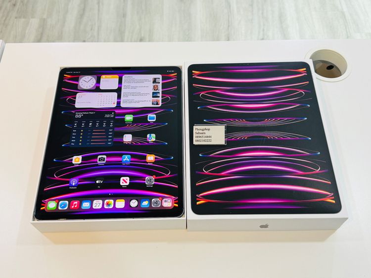 Apple 256 GB iPad Pro 12.9 Gen 6 M2 2022 256GB  Wifi Cellular สภาพเหมือนใหม่ ประกันศูนย์ไทยถึง เดือน 9 40500 บาท