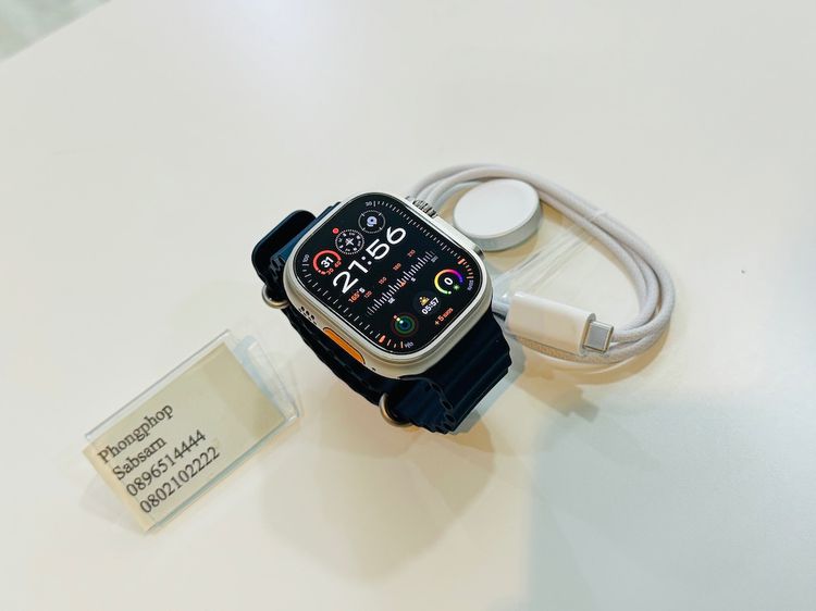 Apple watch Ultra 2 49mm Titanium Blue Ocean สภาพเหมือนใหม่  ศูนย์ไทย 25900 บาท รูปที่ 2