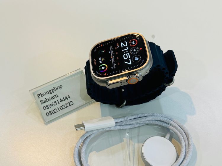 Apple watch Ultra 2 49mm Titanium Blue Ocean สภาพเหมือนใหม่  ศูนย์ไทย 25900 บาท รูปที่ 4