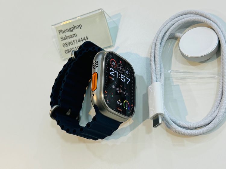 Apple watch Ultra 2 49mm Titanium Blue Ocean สภาพเหมือนใหม่  ศูนย์ไทย 25900 บาท รูปที่ 6
