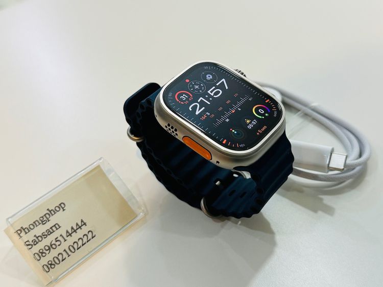 Apple watch Ultra 2 49mm Titanium Blue Ocean สภาพเหมือนใหม่  ศูนย์ไทย 25900 บาท รูปที่ 3