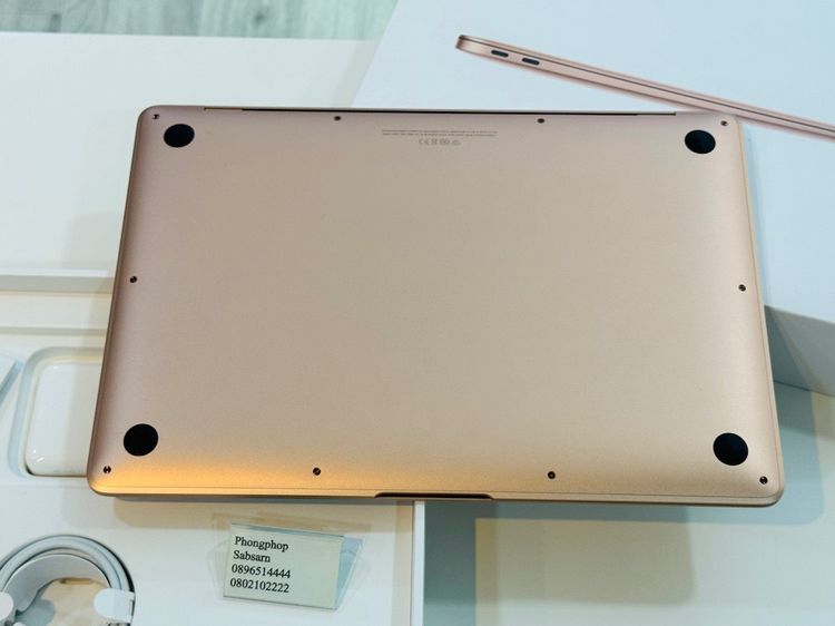 Macbook Air M1  SSD 256 สี Gold สภาพใหม่ ศูนย์ไทย ครบยกกล่อง  20900 บาท รูปที่ 6