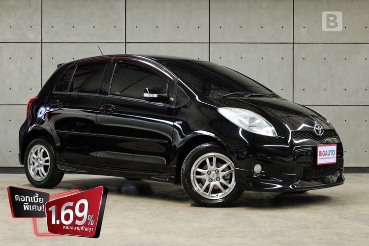 Toyota Yaris 2013 1.5 G Sedan เบนซิน ไม่ติดแก๊ส เกียร์อัตโนมัติ ดำ