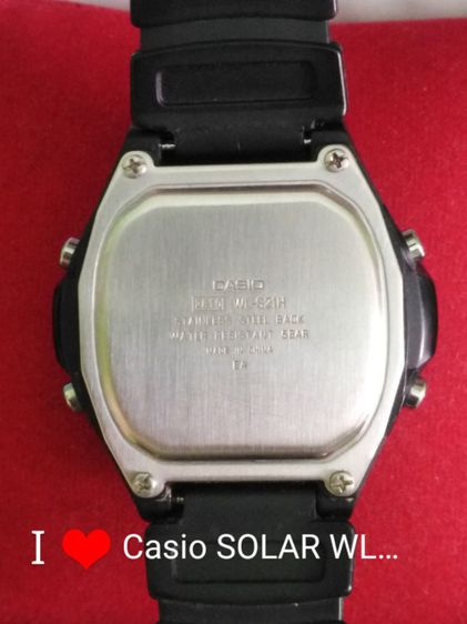 ⌚Casio® SOLAR WL-S21H-7AV MODULE 2810 Vintage Collection Watch รูปที่ 4