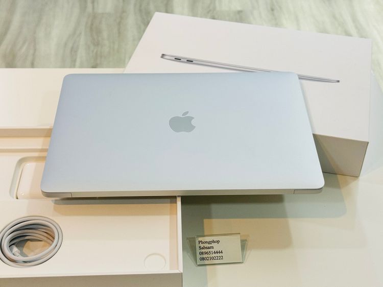 MacBook Air M1 256 ศูนย์ไทย สภาพเหมือนใหม่ สี Silver อายุไม่กี่วัน ประกันศูนย์ไทยเกือบปี 23500 บาท รูปที่ 3