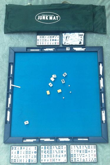 Junk Mat Mahjong game set ครบเซ็ตพร้อมเล่น👍 รูปที่ 8