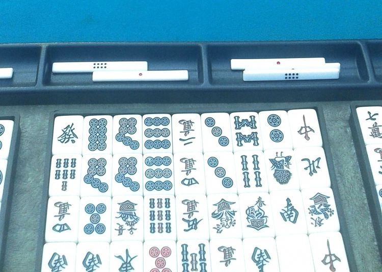 Junk Mat Mahjong game set ครบเซ็ตพร้อมเล่น👍 รูปที่ 6