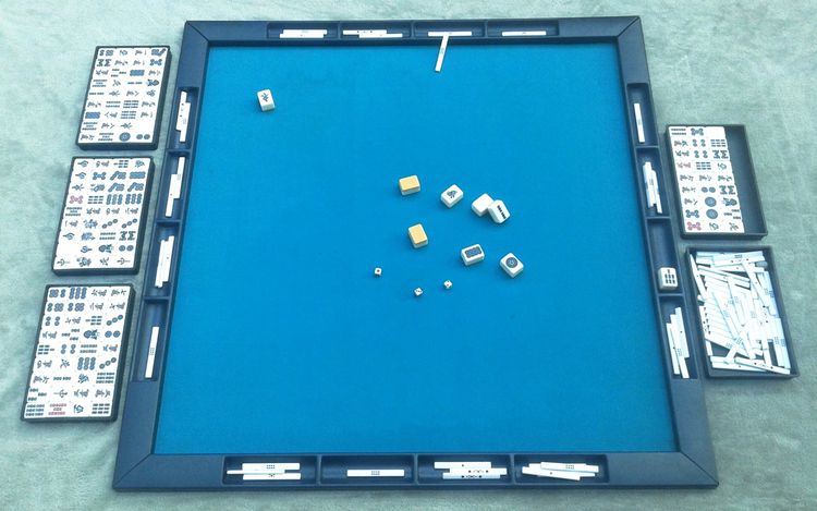 Junk Mat Mahjong game set ครบเซ็ตพร้อมเล่น👍 รูปที่ 4