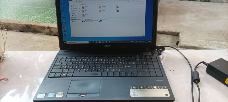 จอใหญ่ ACER notebook TravelMate intel Core i5-M 520 CPU 2.40 GHz. กล้องชัด ขาย 1590 บาท  รูปที่ 2
