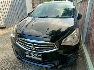 ขายรถยนต์Mitsubishi Attrage ปี 2013 เกียร์ธรรมดา เจ้าของขายเอง มือเดียวป้ายแดง รถบางทั้งคันไม่เคยมีอุบัติเหตุ ประกันชั้น 1
