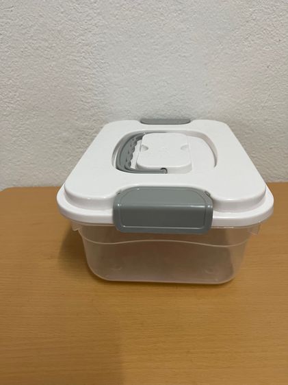 กล่องพลาสติก ลอค พร้อมหูหิ้ว เก็บไม่ได้ใช้ ขนาด 20x13x8 cm ส่งต่อ รูปที่ 7