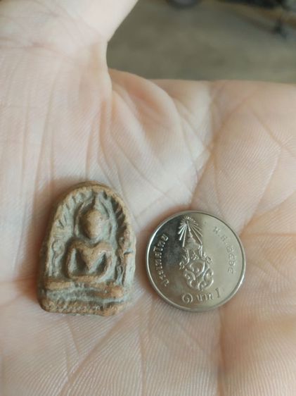 พระเนื้อดินพิมพ์เล็ก(พระพิมพ์พระซุ้มกอหลังเรียบ(ไม่ค่อยสวยไม่ทราบพระเกจิที่สร้าง)(ไม่ทราบอายุและรุ่น)(280401))พระเครื่องรางของมงคลพระบ้าน รูปที่ 5