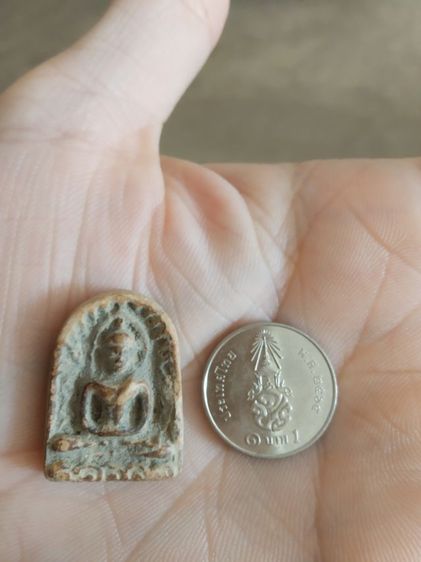 พระเนื้อดินพิมพ์กลาง(พระพิมพ์พระซุ้มกอหลังเรียบเนื้อออกสีส้ม(ไม่ทราบพระเกจิที่สร้าง)(ไม่ทราบรุ่นและอายุ)(280402))พระบ้านพระเครื่องรางของมงคล รูปที่ 5