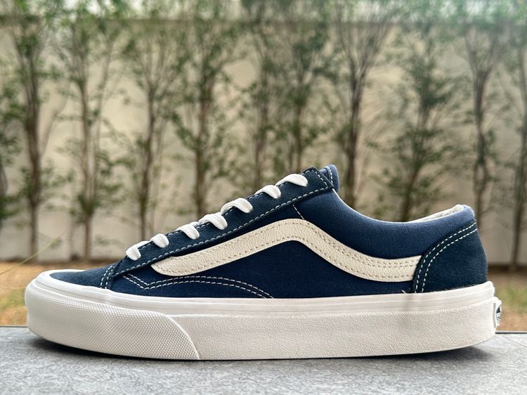 Vans Style 36 Shoes Suede Dress Blue รูปที่ 4