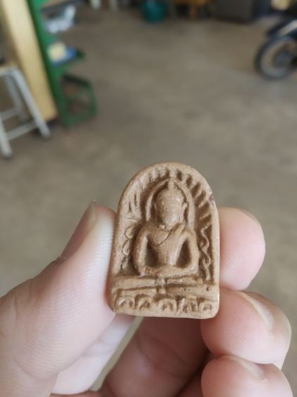 พระเนื้อดิน(พระพิมพ์พระซุ้มกอหลังเรียบเนื้อออกสีส้มน้ำตาล(ไม่ทราบพระเกจิที่สร้าง)(ไม่ทราบรุ่น)(280403))พระบ้านพระเครื่องรางของมงคล รูปที่ 4