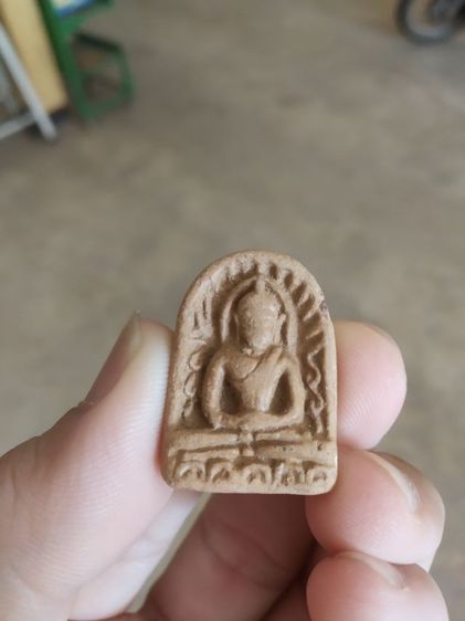 พระเนื้อดิน(พระพิมพ์พระซุ้มกอหลังเรียบเนื้อออกสีส้มน้ำตาล(ไม่ทราบพระเกจิที่สร้าง)(ไม่ทราบรุ่น)(280403))พระบ้านพระเครื่องรางของมงคล รูปที่ 5