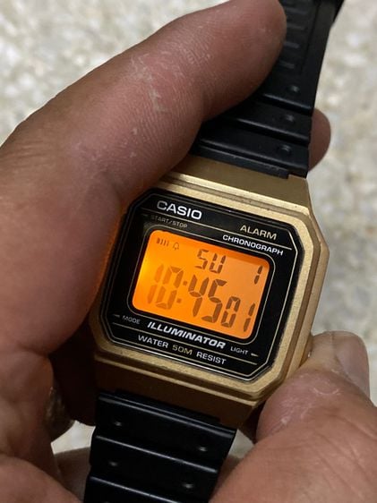 นาฬิกายี่ห้อ CASIO  ของแท้มือสอง  สายเปลี่ยนมาใหม่  350 รส  รูปที่ 3