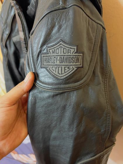 เสื้อการ์ดหนังแท้ Harley Davidson Luminator 98013-10VM ลิขสิทธิ์ harley แท้ รูปที่ 9