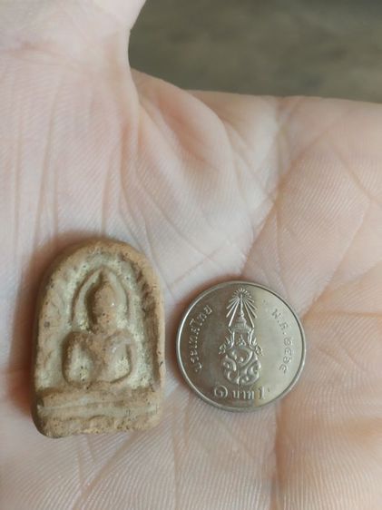 พระเนื้อดินพิมพ์กลาง(พระพิมพ์พระซุ้มกอหลังเรียบ(ไม่ทราบพระเกจิที่สร้าง)(ไม่ทราบอายุและรุ่น)(280404))พระบ้านพระเครื่องรางของมงคล รูปที่ 9