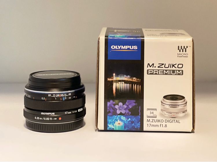 Lens Olympus M.Zuiko 17mm f1.8 สภาพสวยงาม ไร้ริวรอย เลนส์ใสๆ พร้อมFilter Olympus รูปที่ 2